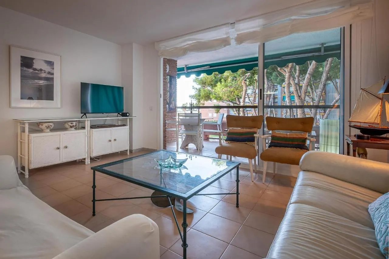 Apartment At135 Els Pins, Primera Linea, Piscina, Muy Bien Equipado Torredembarra